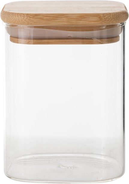 Home Borosilikat Kare Kavanoz 500 ml