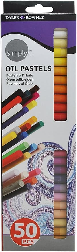 Rowney Simply Yağlı Pastel 50 Renk