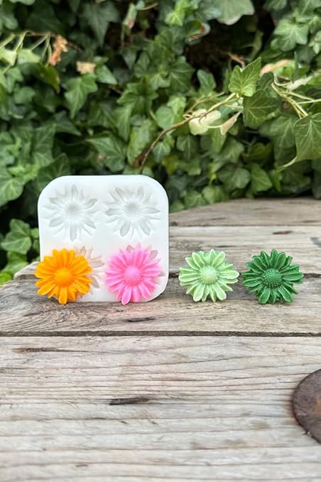 Concept Koyun Gözü Çiçeği Dörtlü Mum Kalıbı (Silikon) - Görsel 4