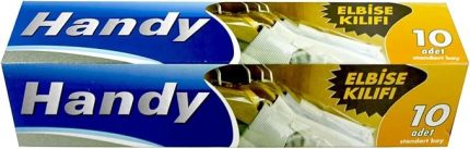 Vakumsuz Şeffaf Giyisi Elbise Ceket Mont Askı Kılıfı Poşeti Torbası - 10 Adetlik 1 Kutu