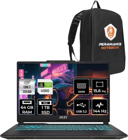 Cyborg 15 i7-13620H 64GB 1TB SSD RTX4060/8GB 15.6" FHD 144HZ FDOS A13VF-893XTR & PER4 ÇANTA