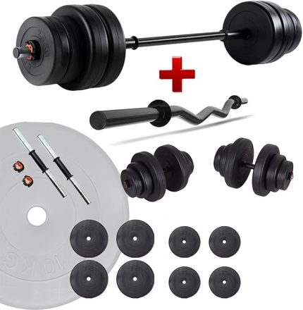 38 Kg Z BAR Halter Seti ve Dambıl Seti Ağırlık Fitness Seti