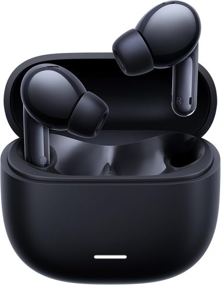 Redmi Buds 6 Lite Kulakiçi Kulaklık, Dinamik 40 dB Aktif Gürültü İptali, 37 Saate Kadar Pil Ömrü, 4 Ses Ayarlı Titanyum Membran, AI Gürültü Azaltma, Google Fast Pair, Siyah