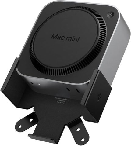 Mac Mini M4 Montaj Standı Siyah LD205 - AMP09226