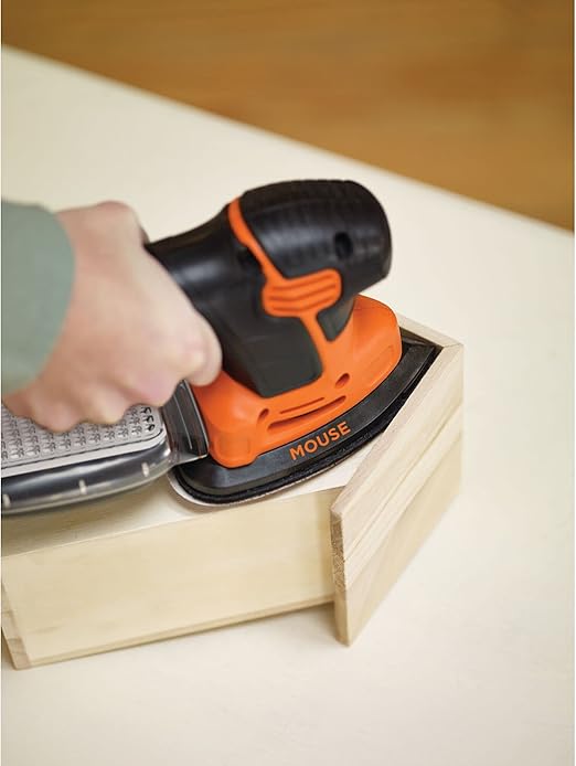 + Decker Ka2000-Qs Mouse Zımpara, Çok renkli, 120 W - Görsel 3