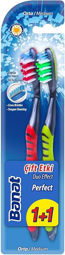 Perfect Çift Etkili Diş Fırçası 2'Li Set