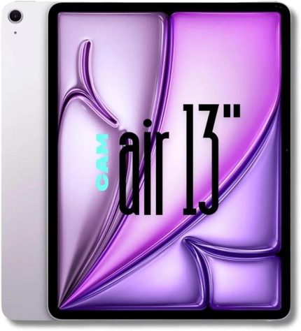 Air 13 M3 Çip Uyumlu 2025 13 inç Fuchsia İnce Temperli Cam Ekran Koruyucu