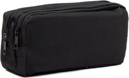 Bölmeli Geniş Hacimli Kalemlik Kalemlik Kutusu - Cp2002 (Siyah)