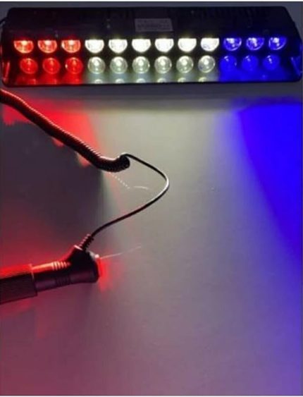 Çakar Vantuzlu Çakmaklık Girişli 12 Ledli Kırmızı-beyaz-mavi 10 Modlu Profesyonel Çakar