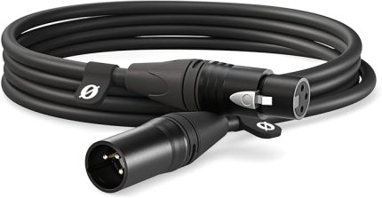 XLR-3 Premium XLR Kablo (3 m, Siyah)