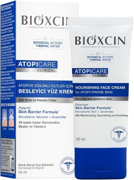 Atopicare Besleyici Krem 50 ml – Atopiye Eğilimli Kuru Ciltler İçin, Seramid Kompleksli, Prebiyotik, Pantenol ve Skualen İçerikli Nemlendirici