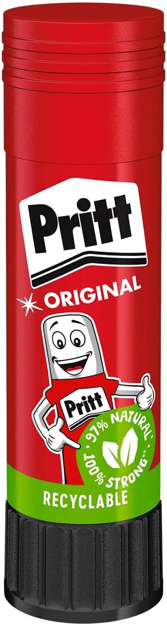 Stick Yapıştırıcı, Güvenli ve Çocuk Dostu El işi Yapıştırıcısı, Hızlı ve Pratik Yapıştıran Okul ve Ofis Malzemesi, 1x22g Pritt Stick Yapıştırıcı