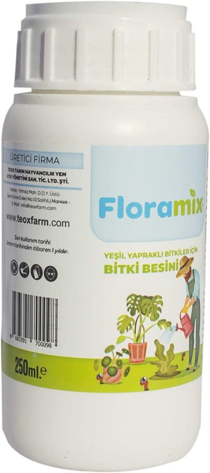 Yeşil Yapraklı Bitkiler İçin Özel Organik Bitki Besini 250ML