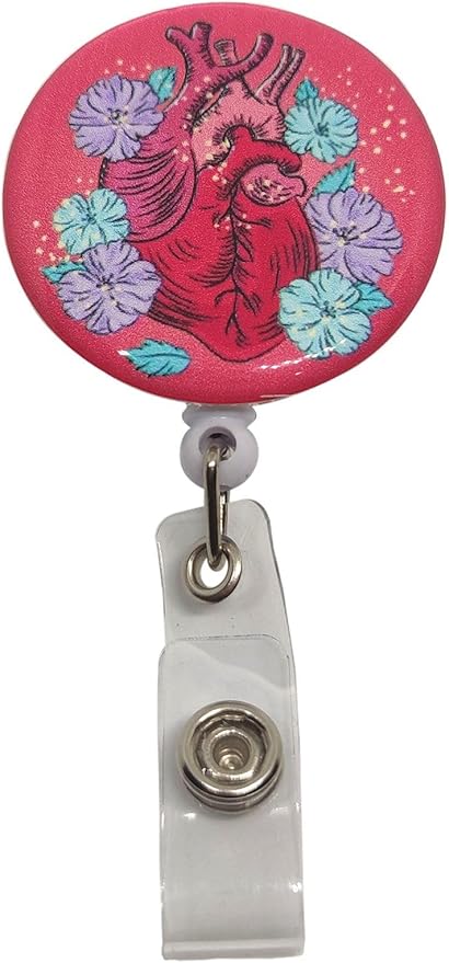 Anatomik Kalp Damla Baskı Yoyo Ve Yaka Kartlığı