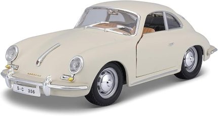 Collezione Bburago 18 – 22079 – 1: 24 Porsche 356B Coupé 1961, çeşitli renklerde, renk seçilebilir değildir
