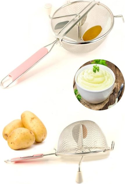 Çevirme Kollu Patates Püresi Salça Yapma Makinesi