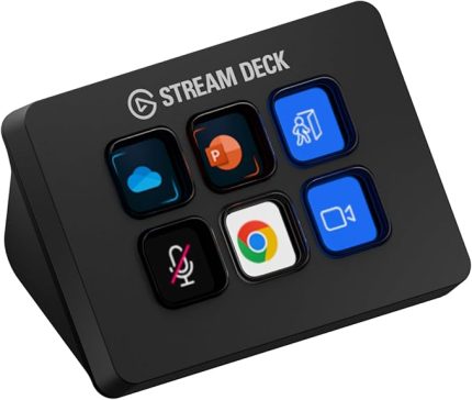 Stream Deck Mini Yayın Kontrolcüsü, 6 Programlanabilir LCD Tuş, Windows ve Mac Uyumlu (10GAI9901)
