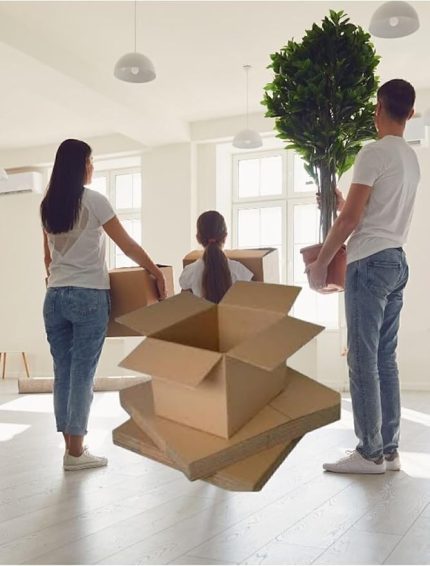 60X40X30 10 Adet Taşıma Kolisi Çift Oluklu Boş Koli, Taşınma Kolisi