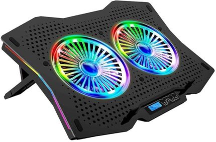 GT RGB Gaming Notebook Soğutucu Siyah