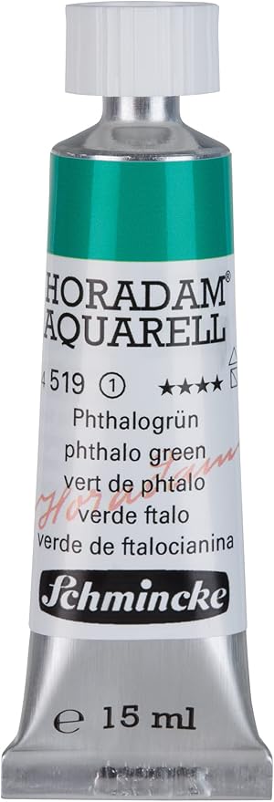Horadam Aquarell Artist Sulu Boya 15 ml Tüp Seri 1 519 Phthalo Green