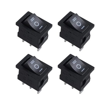 SPDT ON-Off-ON 3 Pozisyon Yapış Tekne Rocker Anahtarı AC 250V/6A 125V/10A