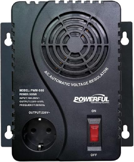 PWM-500 500VA 250W Kombi, Buzdolabı Otomatik Voltaj Regülatörü