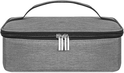 Kamp Yürüyüşü Barbekü Piknikleri için Taşınabilir Termal Yalıtımlı Çanta Mini Öğle Yemeği Çantası