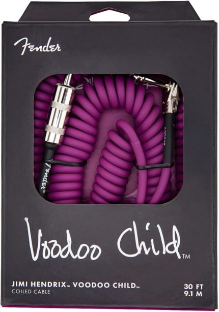 Jimi Hendrix Voodoo Child Cable Purple Enstrüman Kablosu (9m)