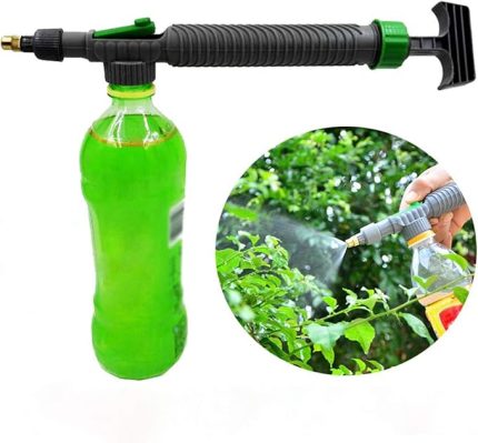 Çiçek Su Şişesi Püskürtücü Ayarlanabilir Döndürme si İçecek Şişeleri Püskürtücü Manuel Pompa si Bahçecilik Sulama Aleti Cihazı Dış Mekan İç Mekan için Yüksek Basınçlı Hava Pompası Spreyi