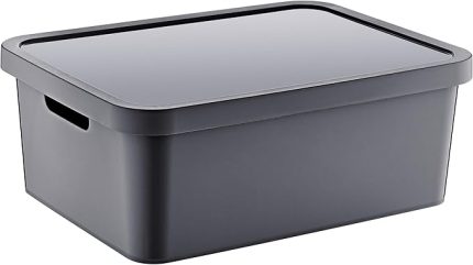 Stafi Çok Amaçlı Kapaklı Kutu 12 LT ANTRASİT