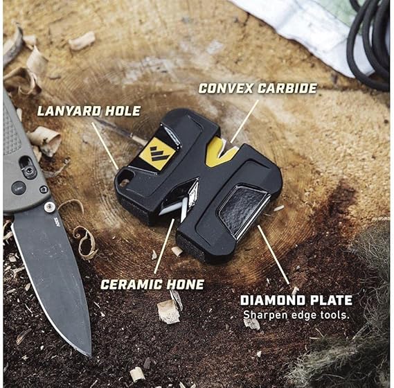 SHARP Üniseks – Yetişkin Pivot Knife Sharpener, Schawarz, 7 - Görsel 2