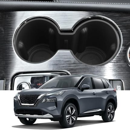 PIN X-Trail T33 İçecek Tutucu Nissan X-Trail T33 xTrail T33 2022 2023 2024 için Aksesuar Silikon Bardak Tutucu X-Trail T33 Orta Konsol Saklama Kutusu