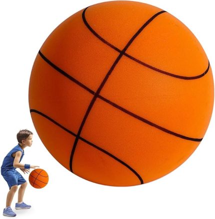 Basketbol 2024 Yeni Köpük H F Düşük Gürültülü Spor Topları, Kaplamasız Yüksek Yoğunluklu Çocuklar İçin İç Mekan Eğitim Topu Turuncu 7#