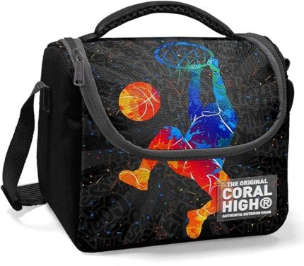 High Gri Basketbol Isı Yalıtımlı Beslenme Çantası - Kız Çocuk