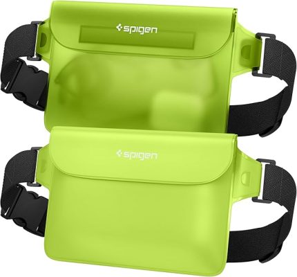 Aqua Shield WaterProof iPX8 Sertifikalı Su Geçirmez Bel Çantası (2 Adet) A620 Cactus Green - AMP06023