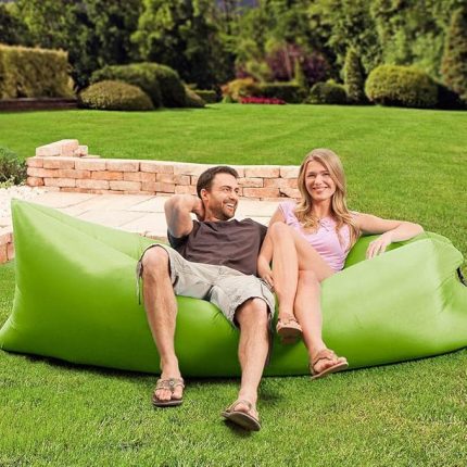 Pratik Şişme Şezlong-YEŞİL