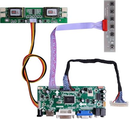 NT68676 HDMI VGA DVI Arcade Ses Girişi LCD Controller Sürücü Kartı HSD190MEN4 M170DE06 M170EG01 17 "19" 1280x1024 4CCFL 30 Pin LCD Panel, Arcade1Up Monitör için Uygun