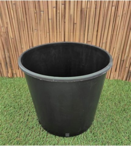 Üretim Saksısı 2 Adet 14 Lt 28X27 Cm Plastik Saksı Siyah Üretim Saksı Bitki Üretim Saksısı