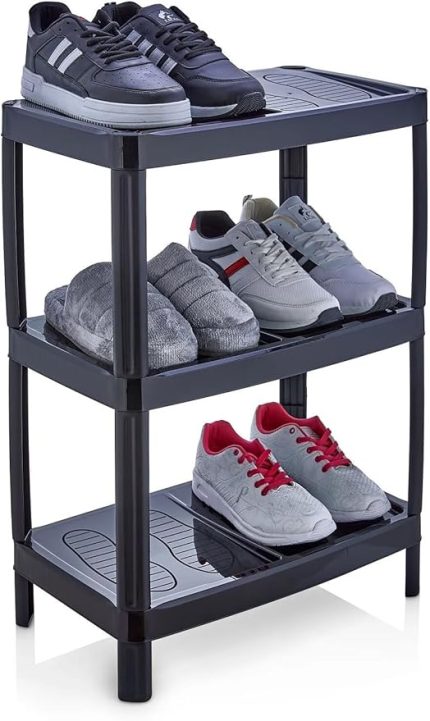 Plastik 3 Katlı Büyük Boy Ayakkablık