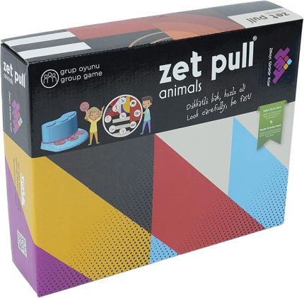 Pull Animals Zeka ve İşitsel Algı Oyunu 3+ Yaş 8 Oyuncu