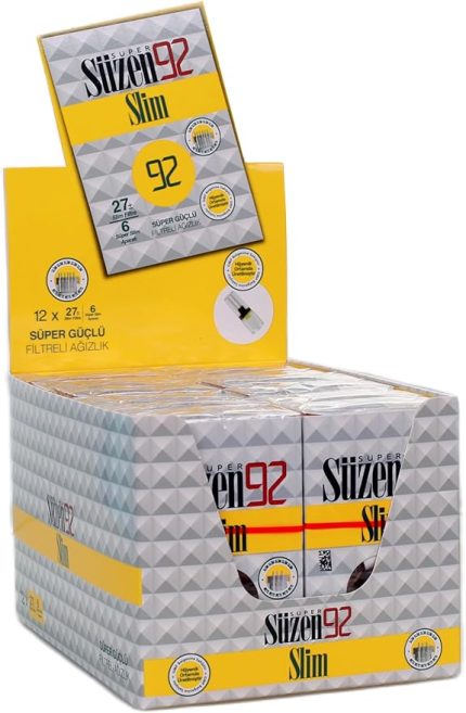 Süper Ağızlık Filtresi Slim 27'li Display Box