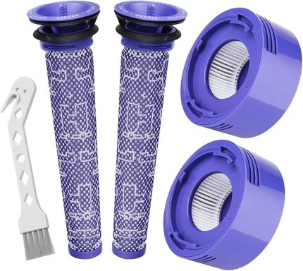 V7 V8 serisi elektrikli süpürge için yıkanabilir yedek filtre, yedek ön filtre posta motor filtresi Dy-son V7 V8 Hayvan Mutlak Motorhead, DY#965661-01, DY#967478-01 ile uyumlu