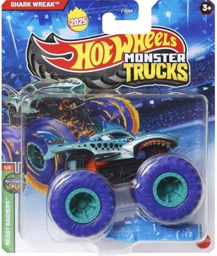 Wheels FYJ44 Monster Trucks 1:64 Araba SHARK WREAK JCD80