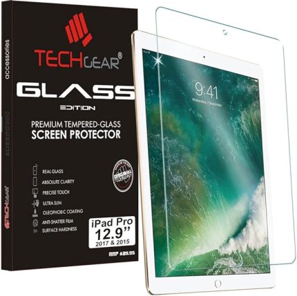 Mat koruyucu folyo iPad Pro 12.9 (2017/2015) ile uyumlu, MATTE parlama önleyici koruyucu folyo, iPad Pro 12,9 inç (1. ve 2. nesil) ile uyumlu cam ekran koruyucu folyo