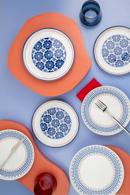 Porselen Moderna 6 Kişilik 19 Cm Pasta Takımı Sofia