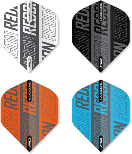 DRAGON Hardcore XT Baskı Dart Uçuş Seçim Paketi - Paket Başına 4 Takım (Toplamda 12 Dart Uçuşu)