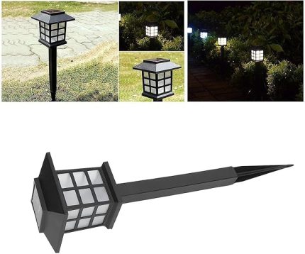 Solar Güneş Enerjili Sokak Lamba Tasarımlı Bahçe Lambası Aydınlatma