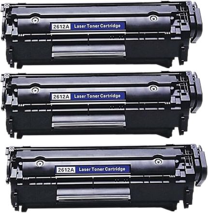 HP Uyumlu 1015-1018 12A (Q2612A) Siyah Muadil Lazer Toner (3 ADET)