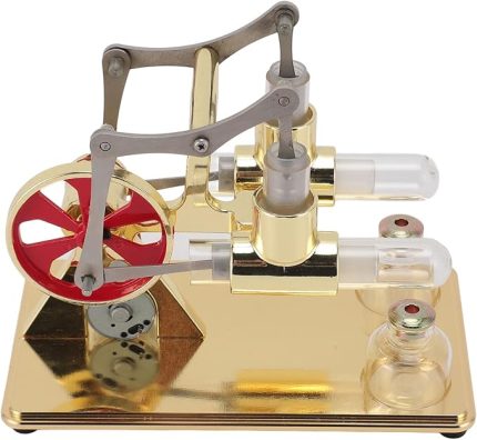Motor Modeli, Hayal Gücü Geliştirme, Çok Amaçlı Çift Silindir Stirling Motor Model Kiti, Bilimsel Fizik Deneyleri İçin Erken Eğitim (GOLD)