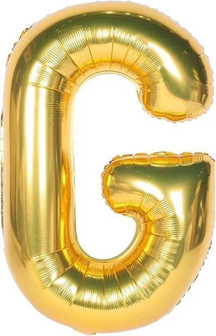 Folyo Balon G Harfi Helyum Balon 36 Cm Gold Renk G bmcNM212